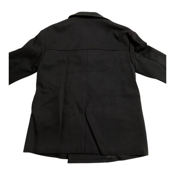 Michael Kors Black Double Breasted Peacoat Quilted Lining Womens S NWT $350 MSRP - Picture 6 of 7